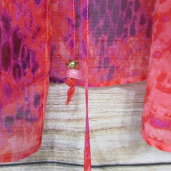 Hawaiian Tropic Hot Coral Swimsuit Cover Up - Picture 9 of 10